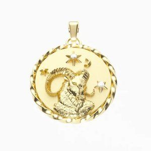 Pascal Design Zodiac Amulet Pendant Aries NIB